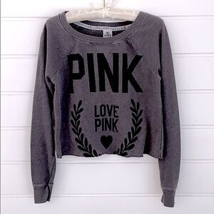 Victoria’s Secret PINK Crew Crop Sweatshirt XS